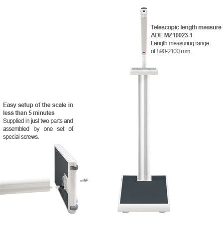 ADE M320000-01 - Approved electronic BMI column weight and height scale  Supplier in Dubai, Abu Dhabi, Sharjah - Petra - UAE Weighing Equipment  Division